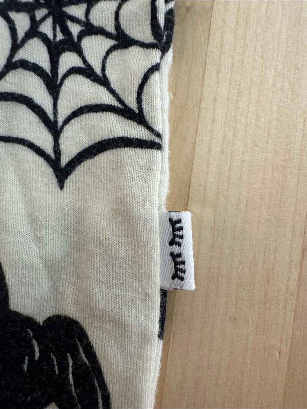 Little Sleepies Black & Orange Halloween Print Footed One-Piece